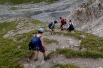 Steiler Abstieg zur Alp Sesvenna