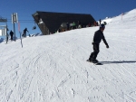 Tim auf dem Snowboard